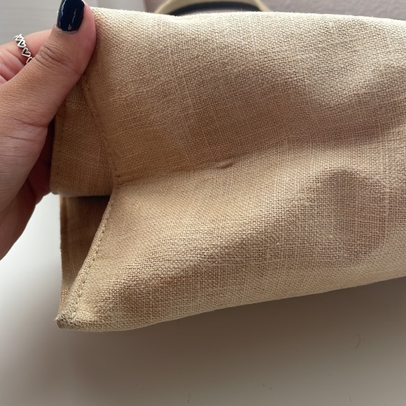 Lauren Ralph Lauren Linen/canvas Beige Crossbody/Shoulder bag - Picture 6 of 6